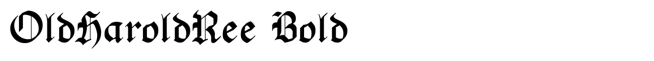 OldHaroldRee Bold